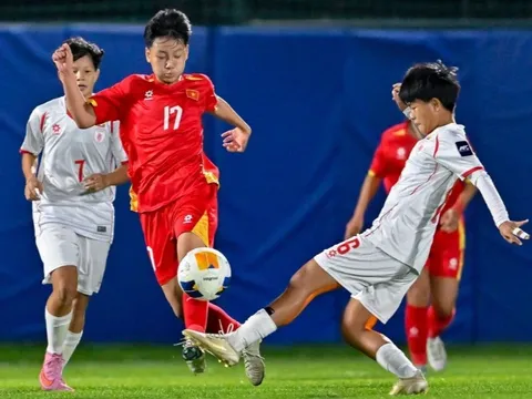 Vòng chung kết Giải Bóng đá vô địch U17 nữ châu Á 2026: Thắng sát nút Myanmar, U17 nữ Việt Nam giành vé vào tứ kết