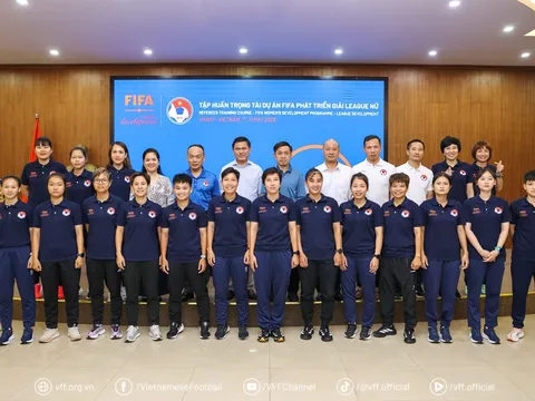 Khai mạcChương trình tập huấn trọng tài Dự án FIFA phát triển bóng đá nữ