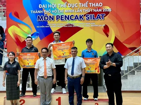 Đại hội Thể dục thể thao TP.HCM 2026: Phường Chợ Lớn giành hạng nhất toàn đoàn môn Pencak Silat