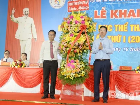 Sôi nổi Khai mạc Đại hội Thể dục thể thao phường Mỹ Tho lần thứ I năm 2026