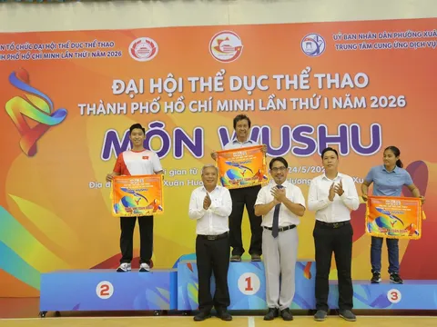 Phường Xuân Hòa dẫn đầu môn Wushu tại Đại hội Thể dục thể thao TP.HCM lần thứ I