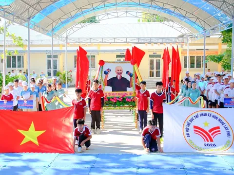 Hơn 200 vận động viên tranh tài tại Đại hội Thể dục thể thao xã Hòn Nghệ lần thứ I