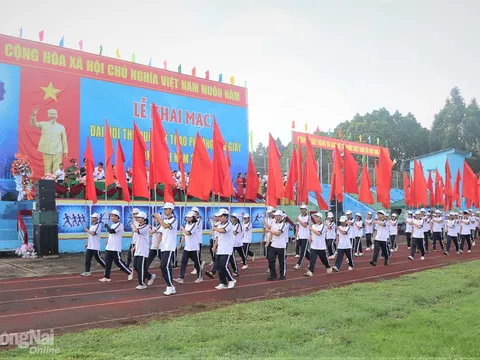 Đại hội Thể dục thể thao cấp cơ sở thành phố Đồng Nai năm 2026: Rầm rộ ngày hội toàn dân rèn luyện thân thể