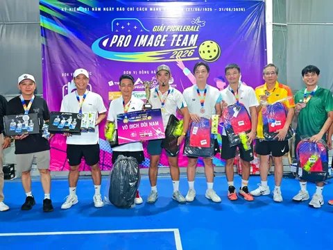 Giải Pickleball báo chí Proimage lần thứ III - năm 2026: Sân chơi bùng nổ, gắn kết tình đồng nghiệp nhân ngày 21/6