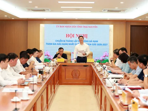Thái Nguyên chuẩn bị gia nhập bản đồ bóng đá chuyên nghiệp Việt Nam, đặt mục tiêu lên V.League sau 3 năm