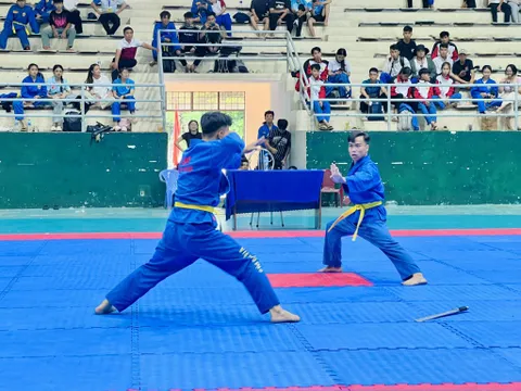 Khởi tranh vòng loại môn Vovinam khu vực A Đại hội Thể dục thể thao tỉnh Tây Ninh: Sôi nổi và tinh thần thượng võ