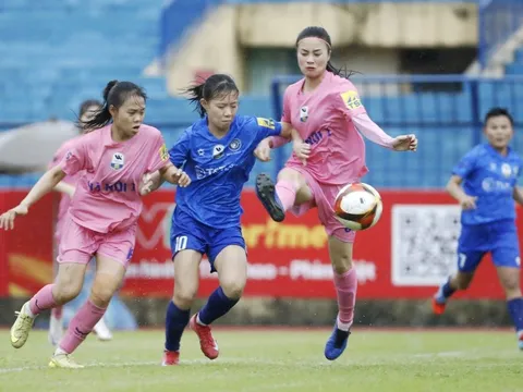 Giải Bóng đá nữ vô địch quốc gia 2026: Hà Nội I sẩy chân dưới mưa, Than KSVN "giải khát" thành công