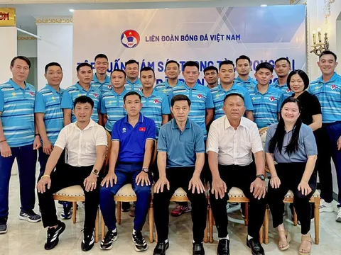 100% trọng tài đạt chuẩn thể lực, sẵn sàng cho Giải Bóng đá Bãi biển vô địch quốc gia 2026