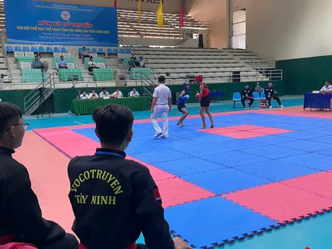 Khởi tranh môn Võ cổ truyền tại Đại hội Thể dục thể thao tỉnh Tây Ninh lần thứ I: Gần 300 võ sinh rực lửa tranh tài