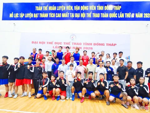 Bế mạc môn Boxing Đại hội Thể dục thể thao tỉnh Đồng Tháp lần thứ I: Khẳng định chất lượng chuyên môn cao