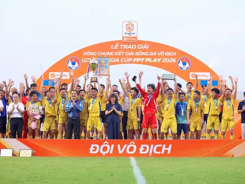 Sông Lam Nghệ An đăng quang Giải Bóng đá vô địch U21 quốc gia 2026