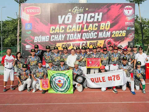 Câu lạc bộ Công an nhân dân giành ngôi á quân Giải vô địch các Câu lạc bộ Bóng chày toàn quốc năm 2026