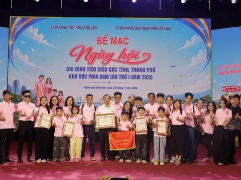 Đồng Tháp giành giải Nhất toàn đoàn tại Ngày hội Gia đình tiêu biểu khu vực phía Nam