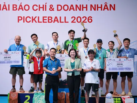 Giải Pickleball Báo chí và Doanh nghiệp TP.HCM 2026: Kết nối đam mê, lan tỏa tinh thần thể thao