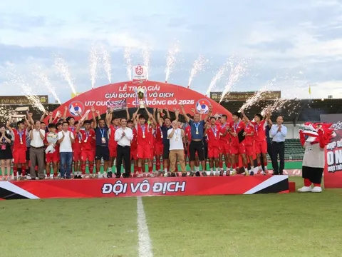 PVF áp đảo Huế, đăng quang Giải vô địch Bóng đá U17 quốc gia 2026