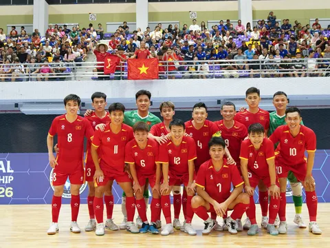 Đội tuyển futsal Việt Nam giành ngôi Á quân đầy ấn tượng tại Continental Championship 2026
