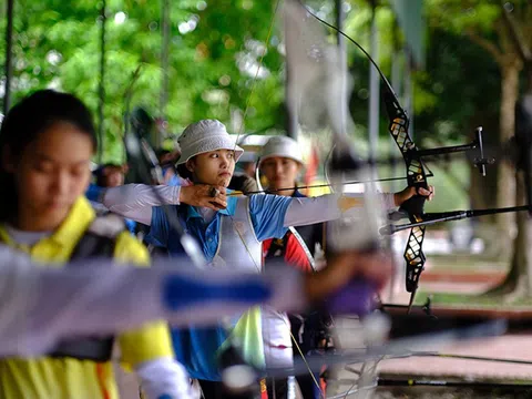 Cung thủ, xạ thủ căng mình trên sân tập trước SEA Games 31