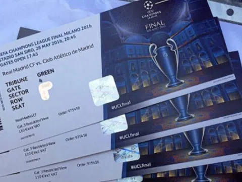 Vé trận chung kết Champions League lên tới 750 USD