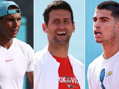 Bốc thăm giải Quần vợt Roland Garros: Djokovic, Nadal và Alcaraz phải loại nhau sớm