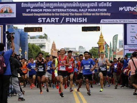 Campuchia tổ chức Giải bán marathon quốc tế Phnom Penh lần thứ 10