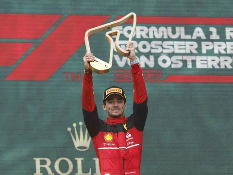 Leclerc vô địch chặng đua Công thức 1 Austria Grand Prix