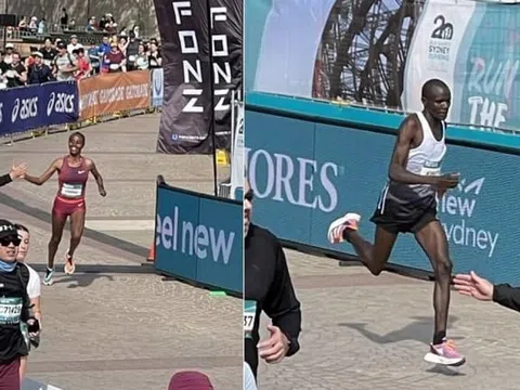 Kibet vô địch giải Marathon ở Sydney với thời gian kỷ lục