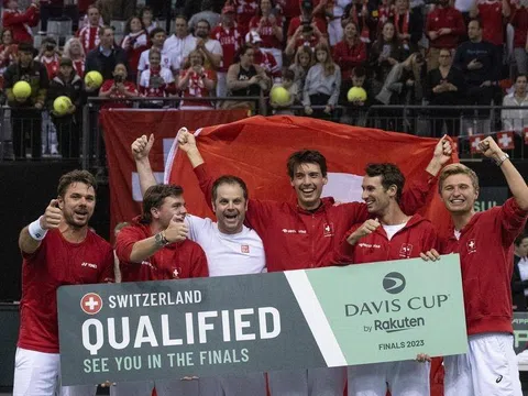 Thắng Đức kịch tính, tuyển Thụy Sỹ giành suất dự vòng chung kết Davis Cup