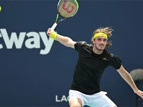 Giải Quần vợt Masters 1000 Miami Open: Tsitsipas vào vòng 4