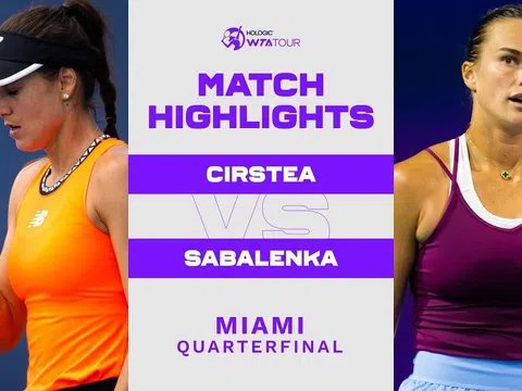 Sabalenka bất ngờ thua Cirstea tại tứ kết Miami Open