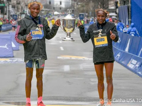 Chebet và Obiri vô địch giải chạy Boston Marathon