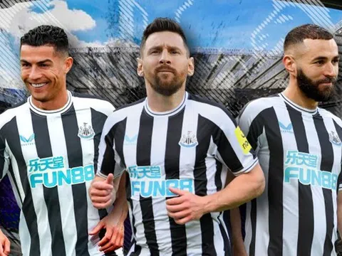 Messi, Ronaldo và Benzema có thể cùng khoác áo Newcastle?