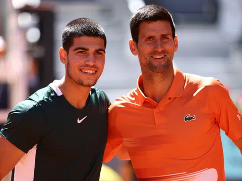 Xác định cặp bán kết đơn nam đầu tiên của giải Roland Garros: Djokovic - Alcaraz