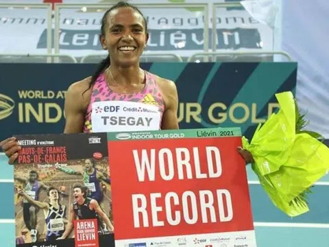 Gudaf Tsegay phá kỷ lục chạy 5.000m thế giới của nữ