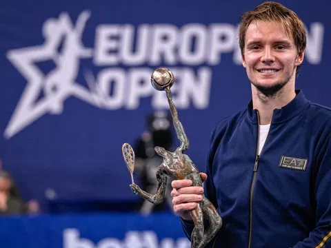 Bublik vô địch giải Quần vợt châu Âu mở rộng ở Antwerp