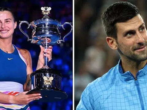 Novak Djokovic, Aryna Sabalenka giành giải thưởng ITF World Champion award
