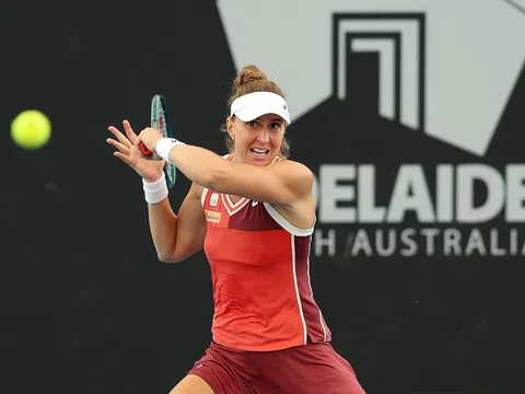 Nhiều tên tuổi lớn bị loại ngay vòng 1 giải Quần vợt Adelaide