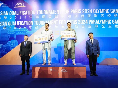 Taekwondo Trung Quốc giành vé thứ sáu tại Paris 2024