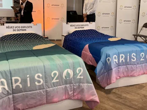 Giường "anti-sex" được cấp cho Làng vận động viên Olympic Paris