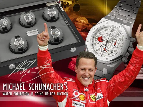 Đồng hồ của Michael Schumacher được bán với giá 4 triệu Franc Thụy Sĩ