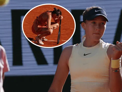 Andreeva bất ngờ loại Sabalenka để vào bán kết Roland Garros