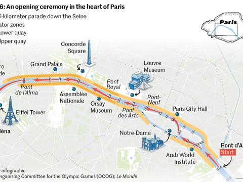 Những điều cần biết về Lễ khai mạc Olympic Paris 2024