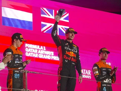 Verstappen chiến thắng chặng đua Công thức 1 Qatar Grand Prix