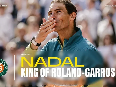 "Vua sân đất nện" chính thức nói lời chia tay với Roland Garros