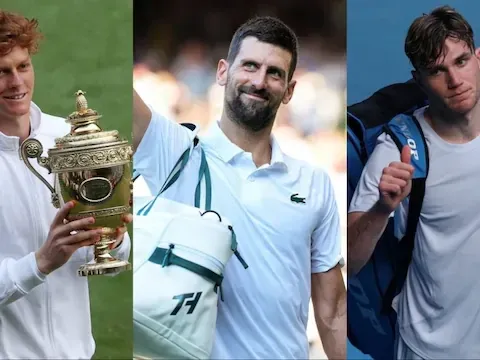 Sinner, Djokovic, Draper không tham dự Toronto Masters