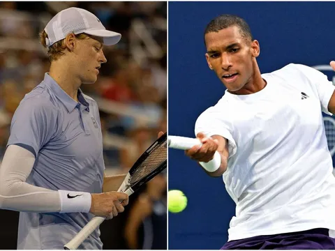 US Open 2025: Cặp bán kết thứ hai đơn nam gọi tên Sinner và Auger-Aliassime 