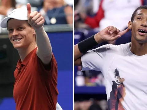 Sinner đánh bại Auger-Aliassime ở bán kết US Open 2025