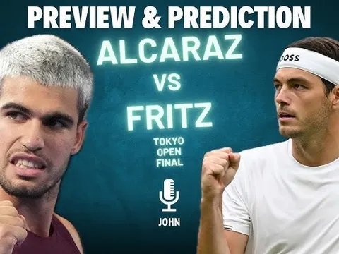 Alcaraz gặp Fritz ở chung kết Giải Quần vợt Japan Open