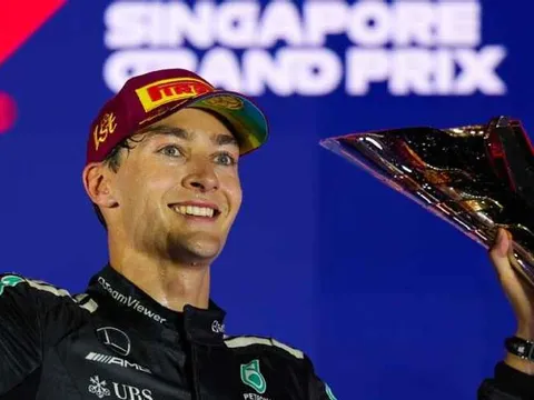 Russell vô địch chặng đua Công thức 1 Singapore Grand Prix
