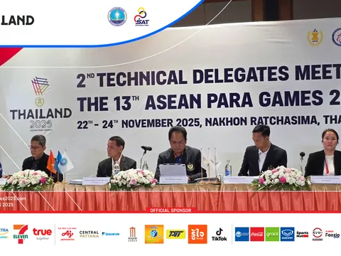 Thái Lan siết chặt công tác chuẩn bị cho ASEAN Para Games 13: Sẵn sàng cho kỳ Đại hội đẳng cấp quốc tế
