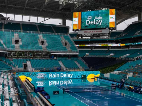 Hủy toàn bộ các trận đấu khai mạc tại Miami Open 2026